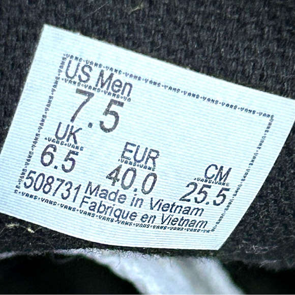 Vans Old Skool skate shoes size 7.5 - Picture 7 of 8